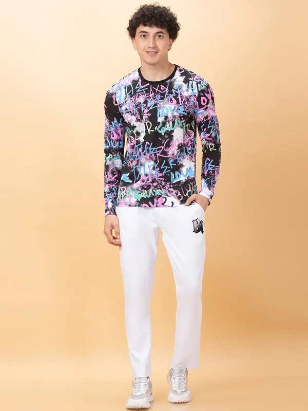 Being Human Clothing Mens-Bottom Track White