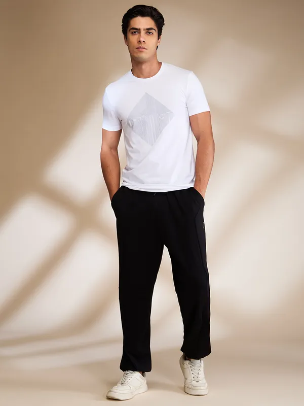 Being Human Clothing Mens-Bottom Track Black