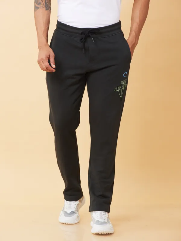 Being Human Clothing Mens-Bottom Track Charcoal