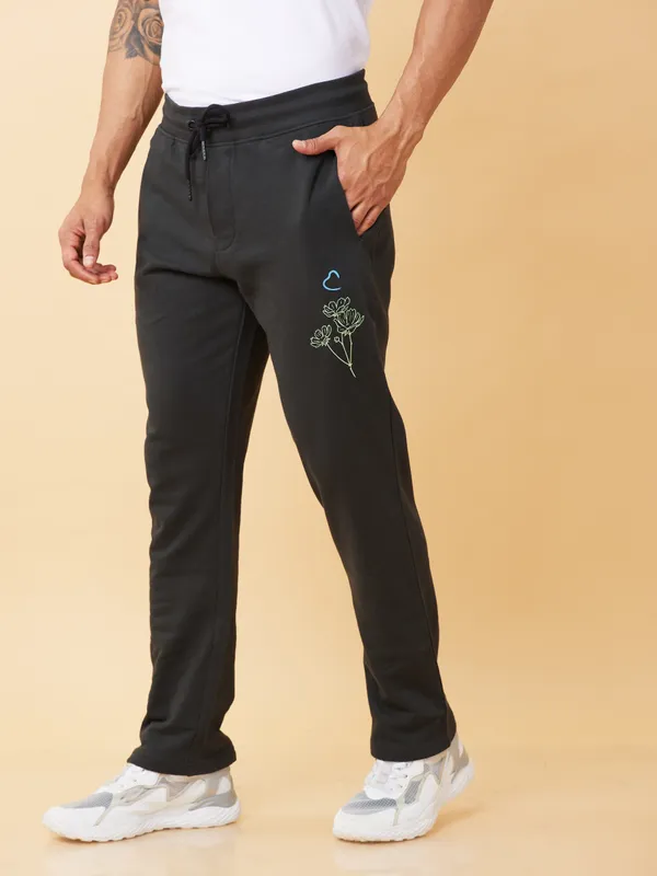 Being Human Clothing Mens-Bottom Track Charcoal