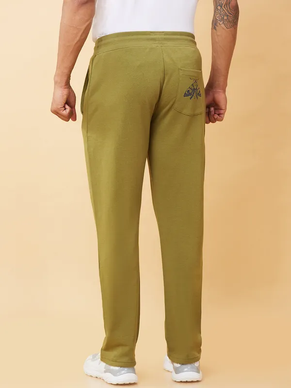 Being Human Clothing Mens-Bottom Track Olive