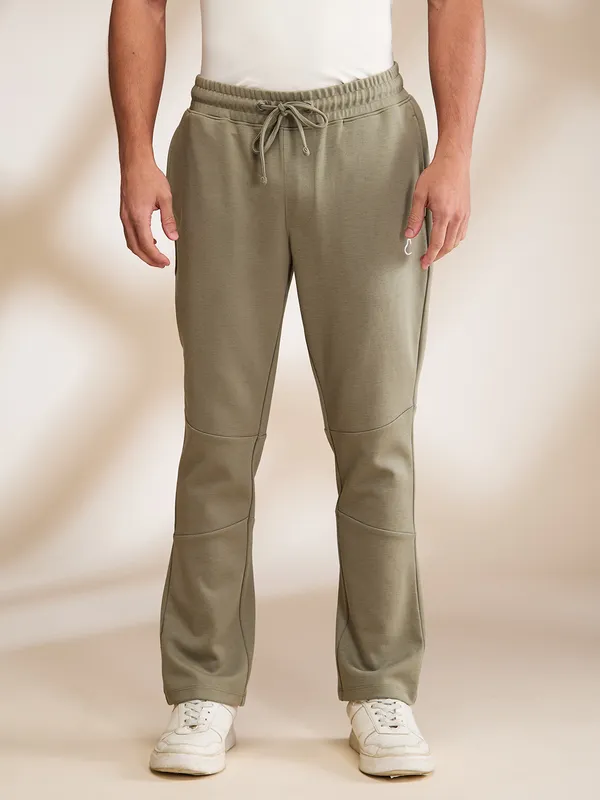 Being Human Clothing Mens-Bottom Track Olive