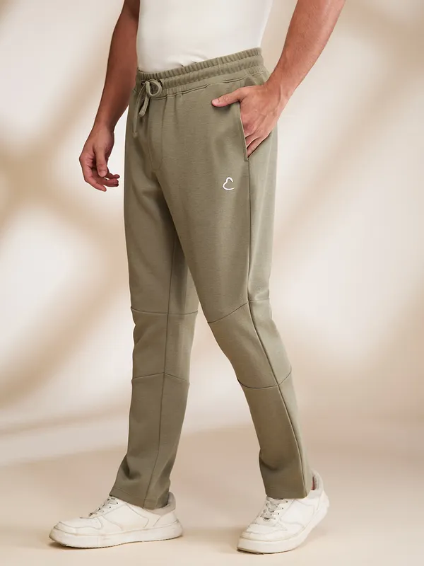 Being Human Clothing Mens-Bottom Track Olive