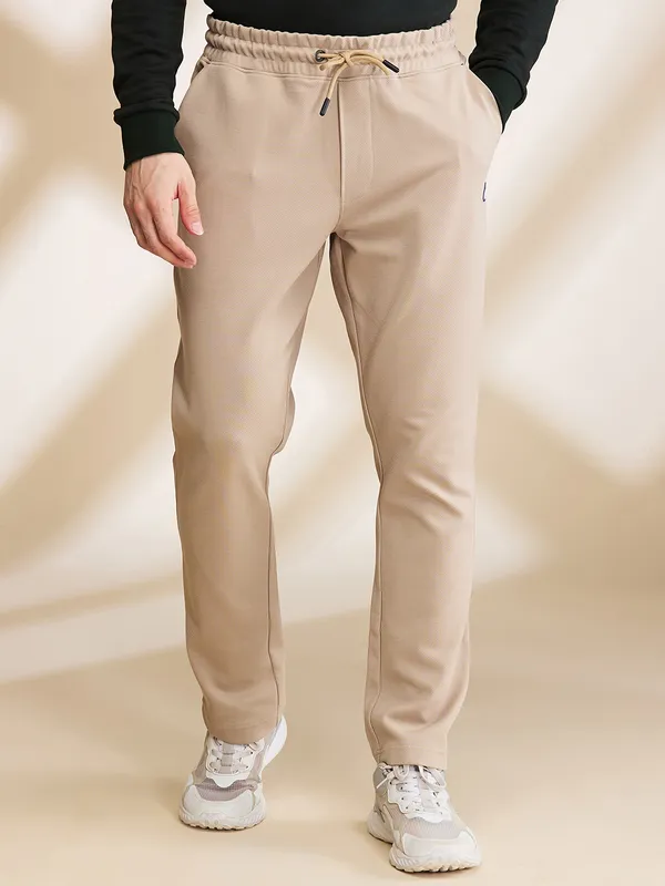 Being Human Clothing Mens-Bottom Track Beige