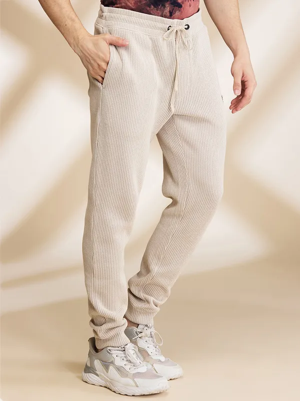 Being Human Clothing Mens-Bottom Track Chalk