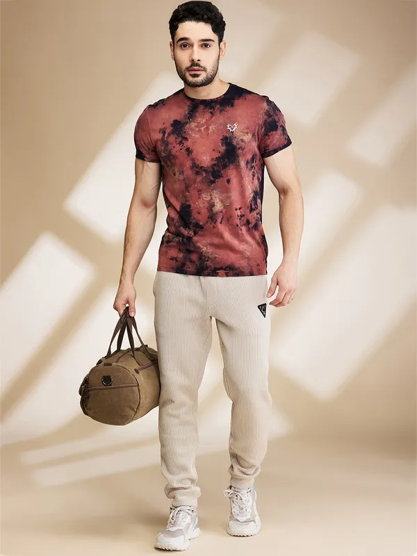 Being Human Clothing Mens-Bottom Track Chalk