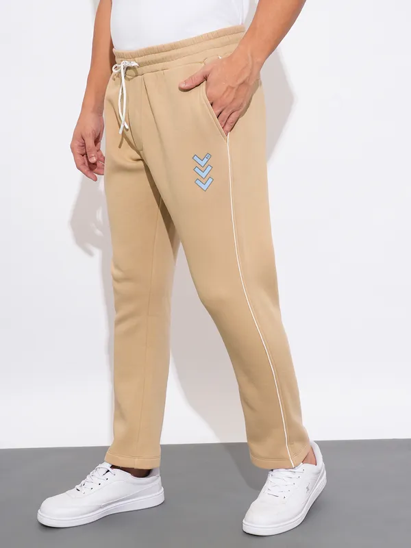 Being Human Clothing Mens-Bottom Track Beige