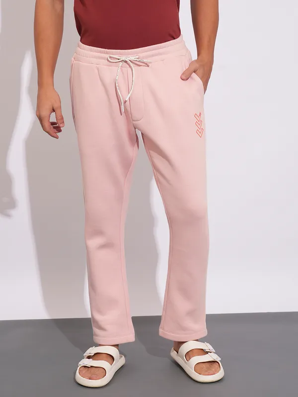 Being Human Clothing Mens-Bottom Track Wartz Pink