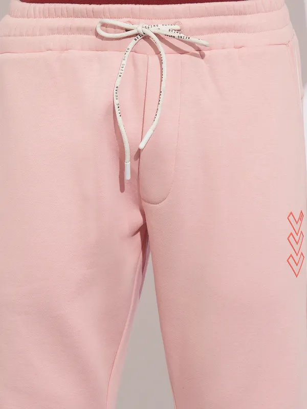 Being Human Clothing Mens-Bottom Track Wartz Pink