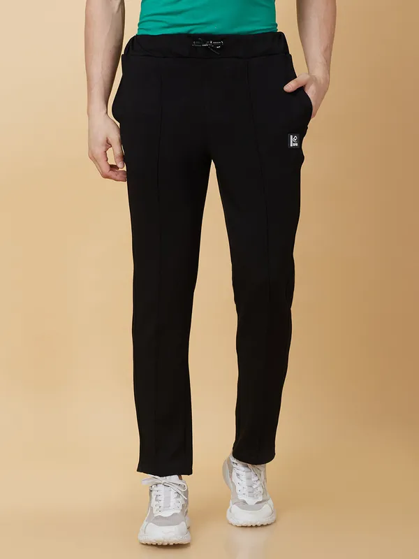 Being Human Clothing Mens-Bottom Track Black