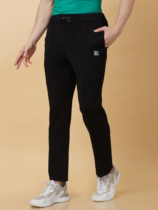 Being Human Clothing Mens-Bottom Track Black