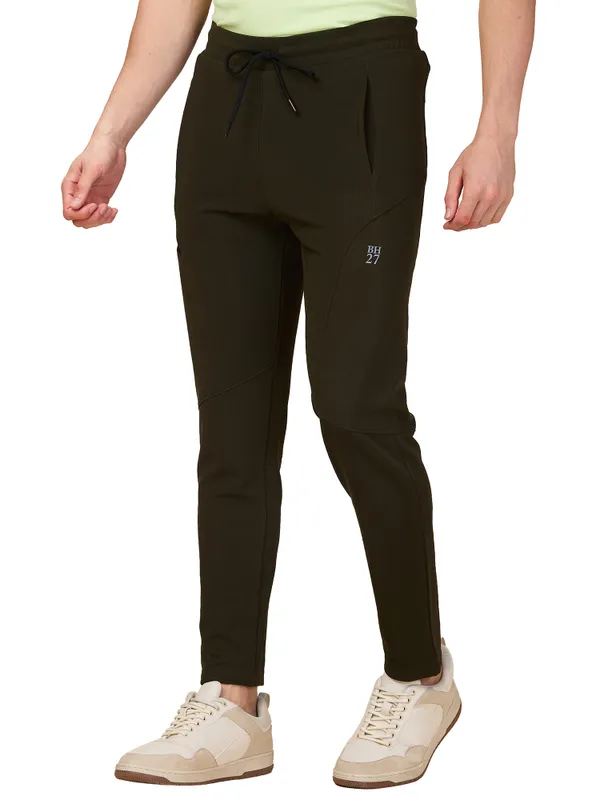 Being Human Clothing Men Green Solid Track