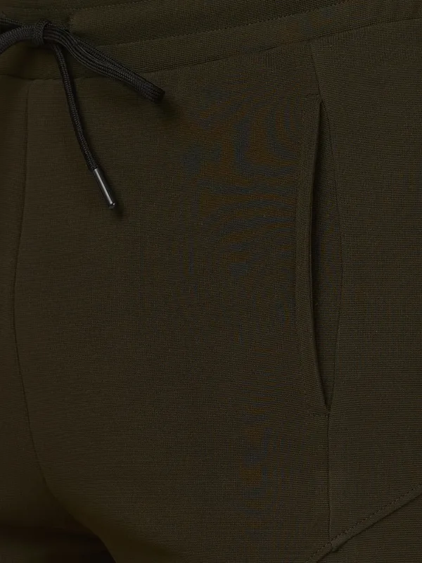 Being Human Clothing Men Green Solid Track