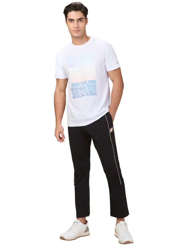 Being Human Clothing Men Black Solid Track