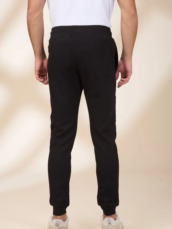 Being Human Men Black Vertical Stripes Jogger