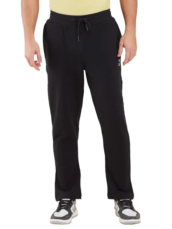 Being Human Clothing Men Black Solid Track