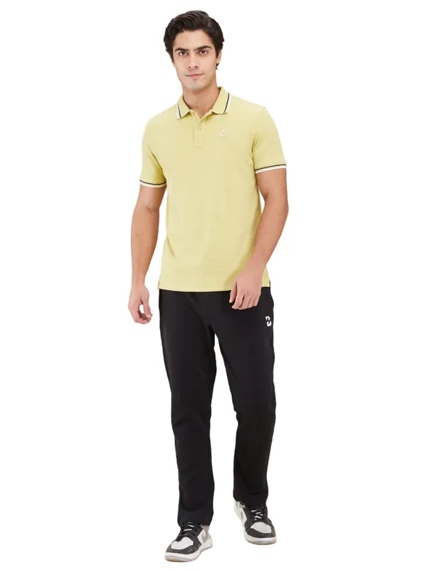 Being Human Clothing Men Black Solid Track