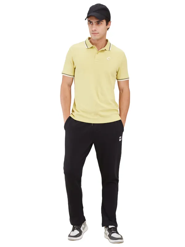 Being Human Clothing Men Black Solid Track