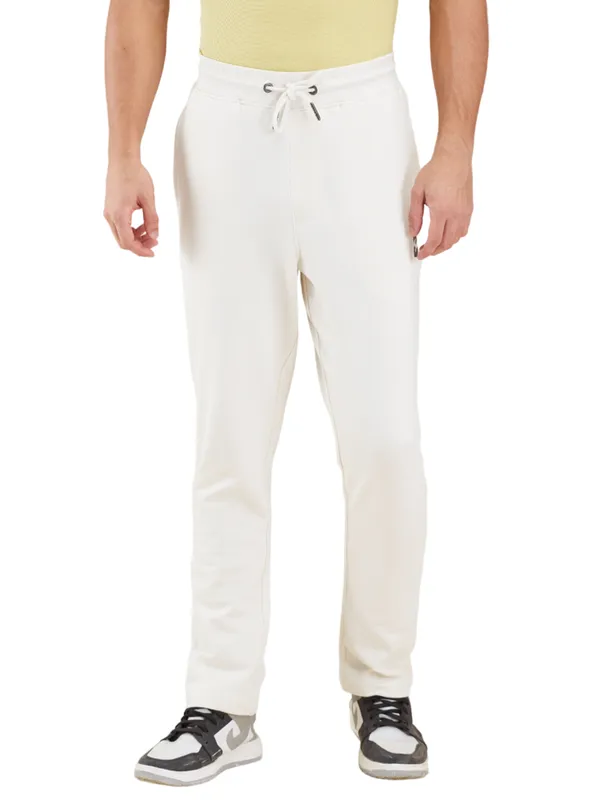 Being Human Clothing Men White Solid Track