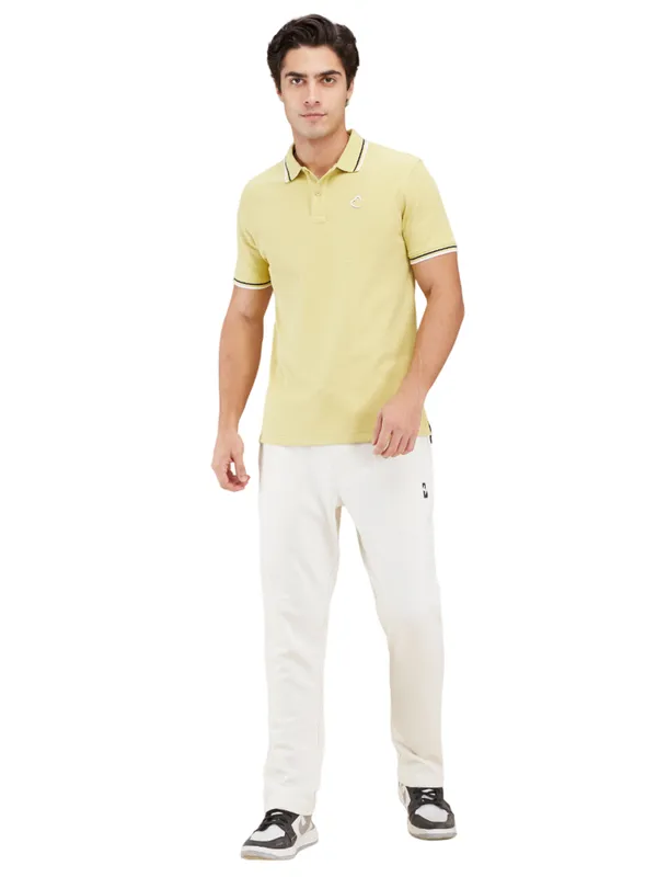 Being Human Clothing Men White Solid Track