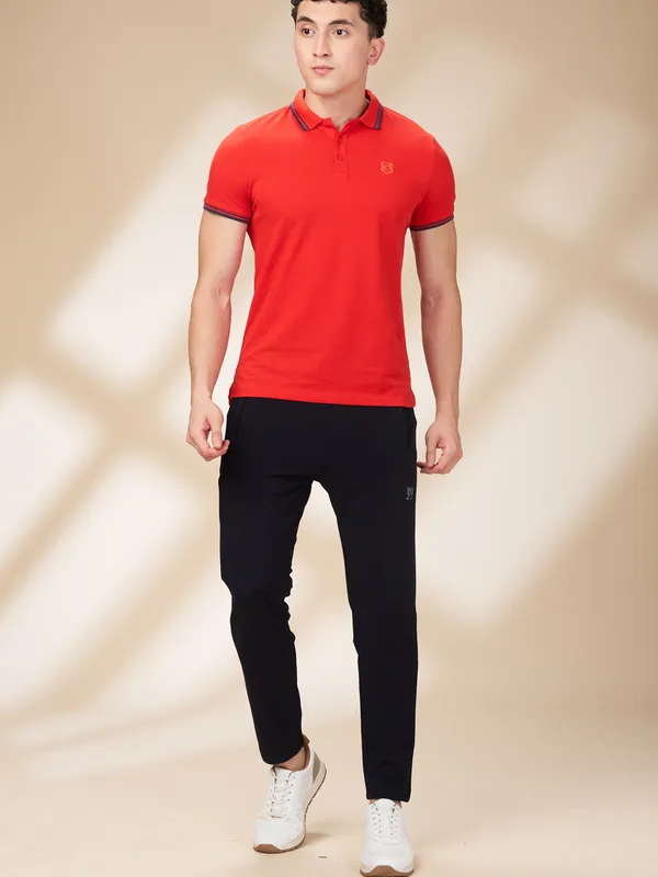 Being Human Clothing Men Blue Solid Track