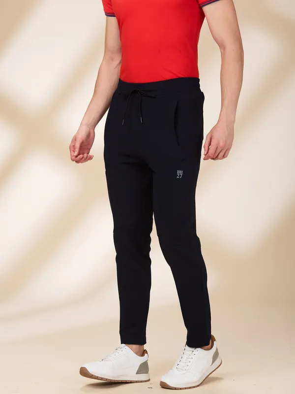 Being Human Clothing Men Blue Solid Track