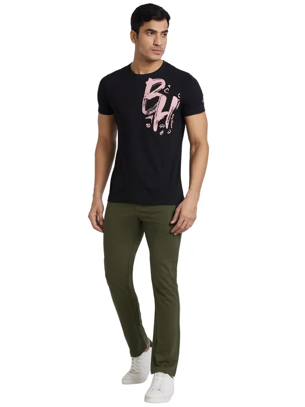 Being Human Clothing Men Regular Fit Track-Olive