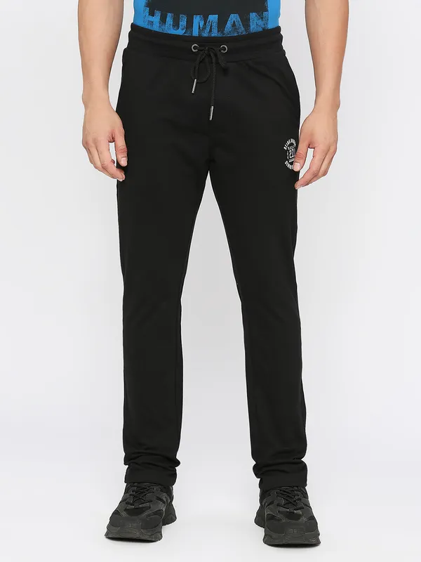 Being Human Men Regular Fit Track-Black