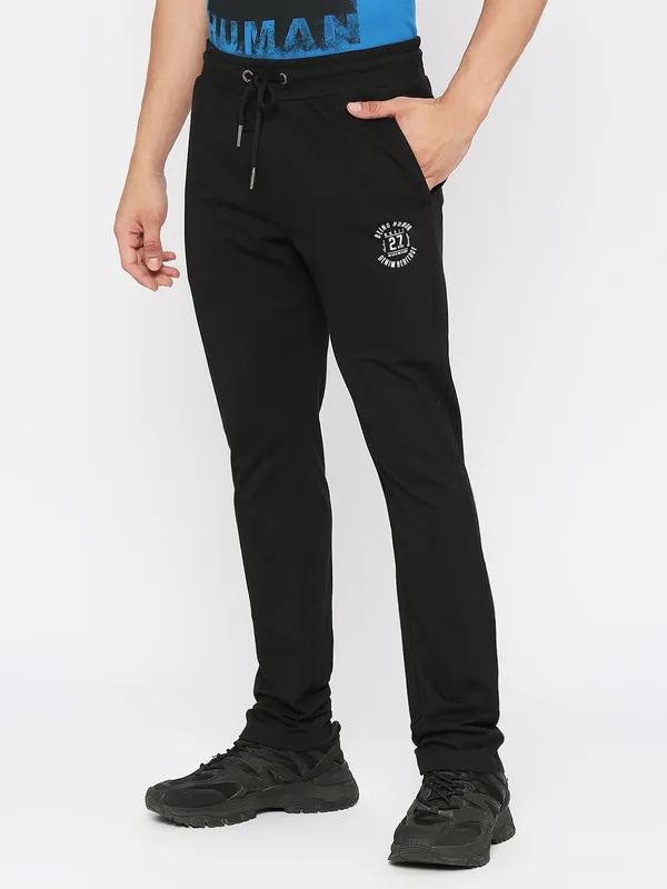 Being Human Men Regular Fit Track-Black