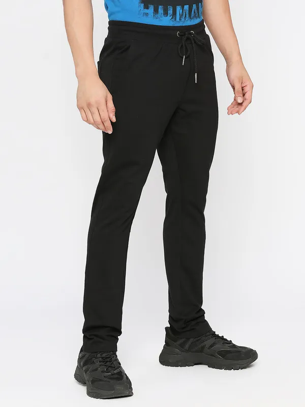 Being Human Men Regular Fit Track-Black