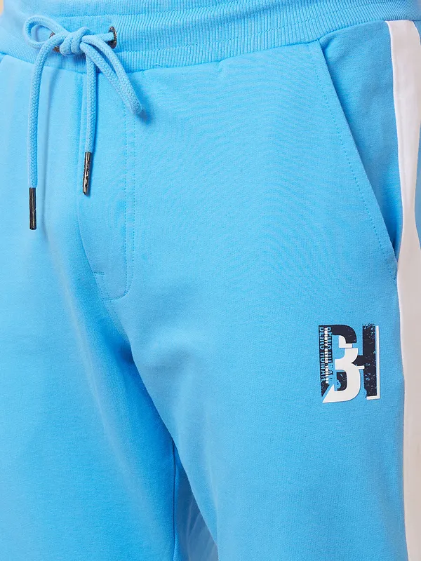 Being Human Clothing Men Regular Fit Track-Light Blue