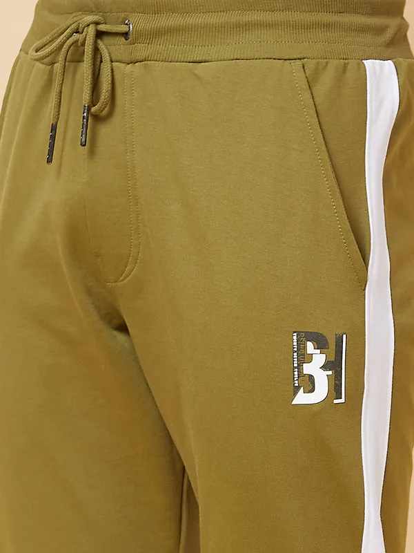 Being Human Clothing Men Regular Fit Track-Olive