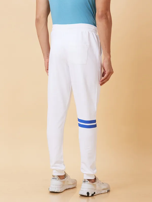 Being Human Clothing Men Regular Fit Track-White