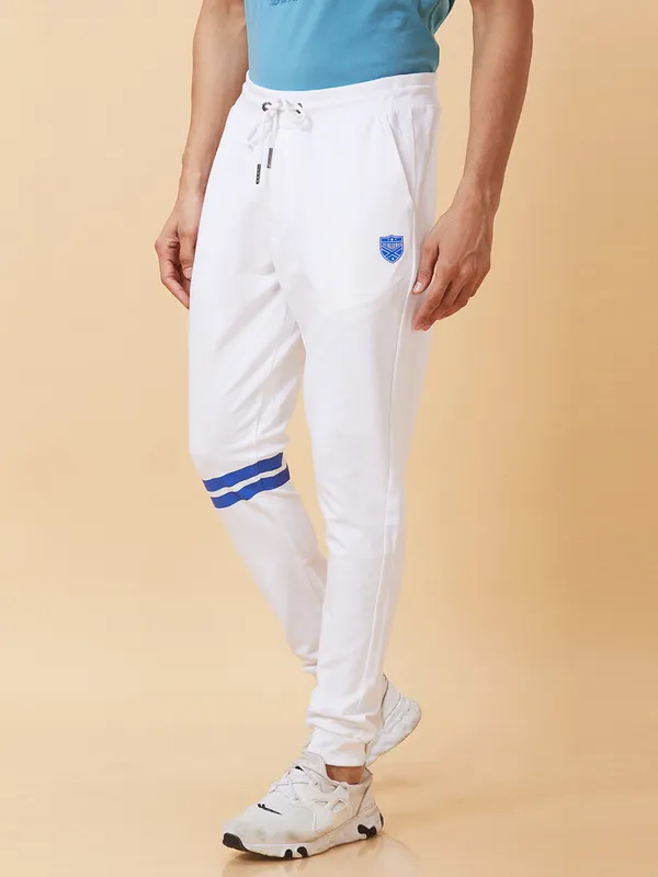 Being Human Clothing Men Regular Fit Track-White