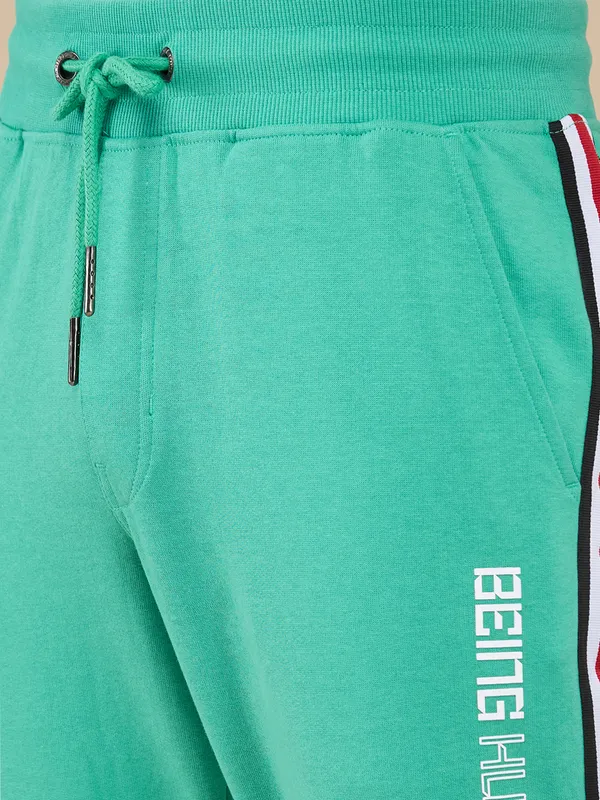 Being Human Clothing Mens-Bottom Track Green