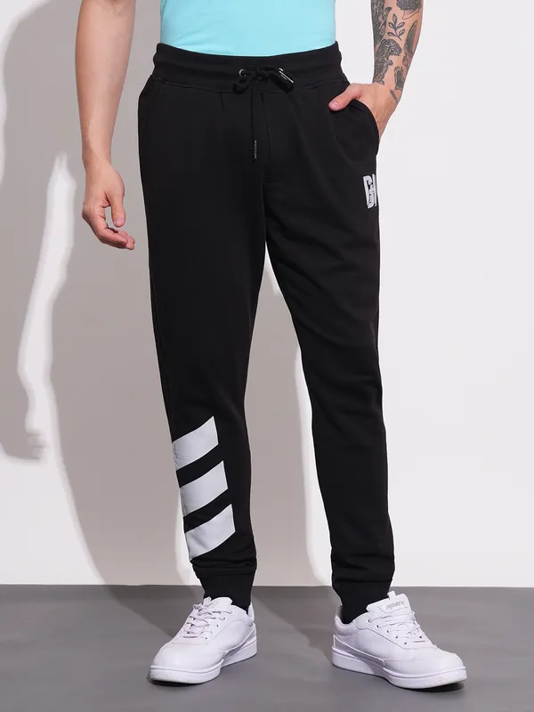 Being Human Clothing-Mens-Bottom-Track Black