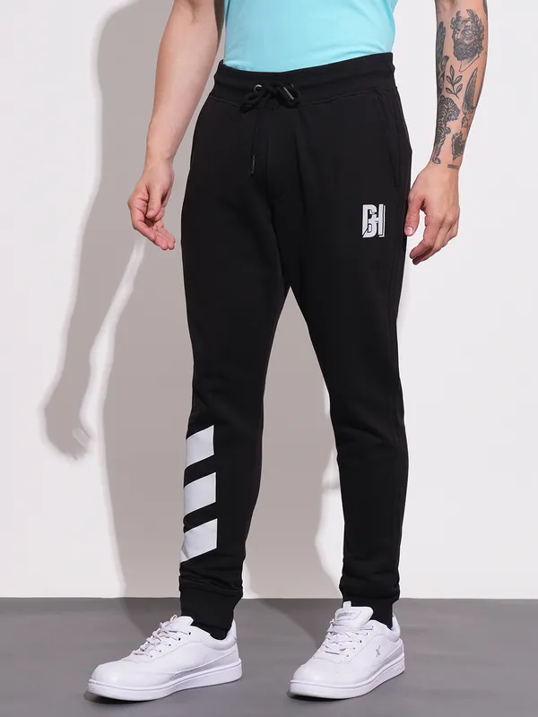 Being Human Clothing-Mens-Bottom-Track Black