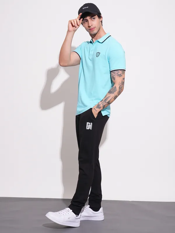 Being Human Clothing-Mens-Bottom-Track Black