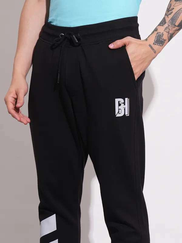 Being Human Clothing-Mens-Bottom-Track Black