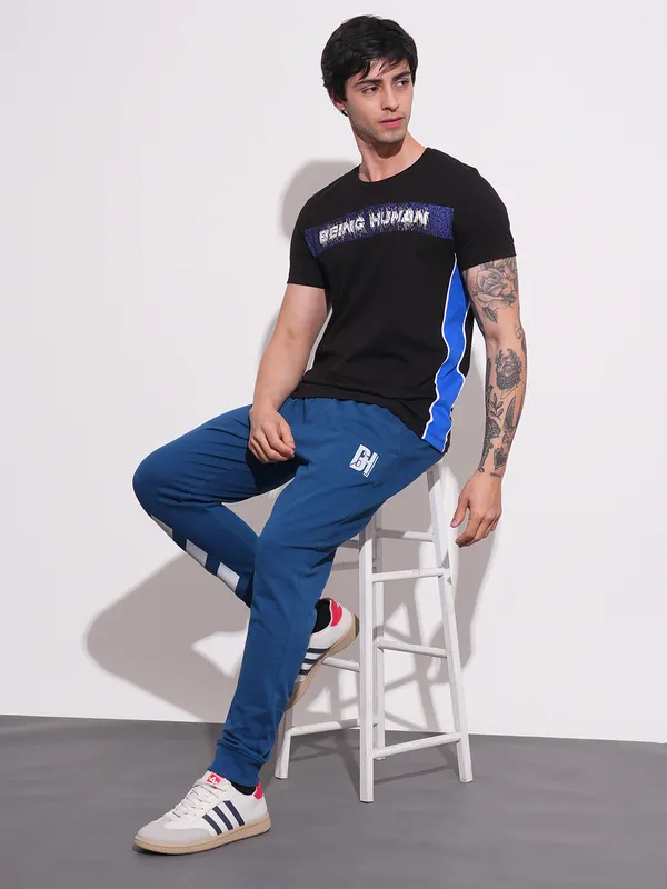 Being Human Clothing-Mens-Bottom-Track Navy