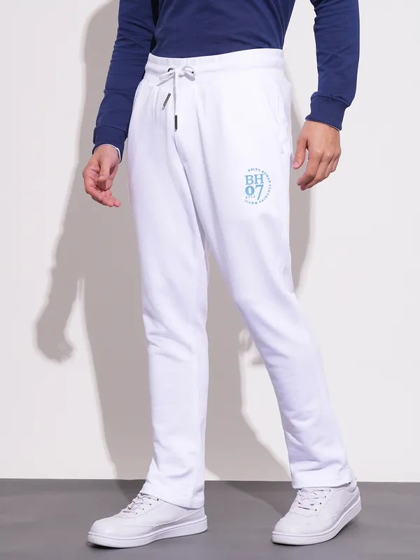Being Human Clothing-Mens-Bottom-Track White