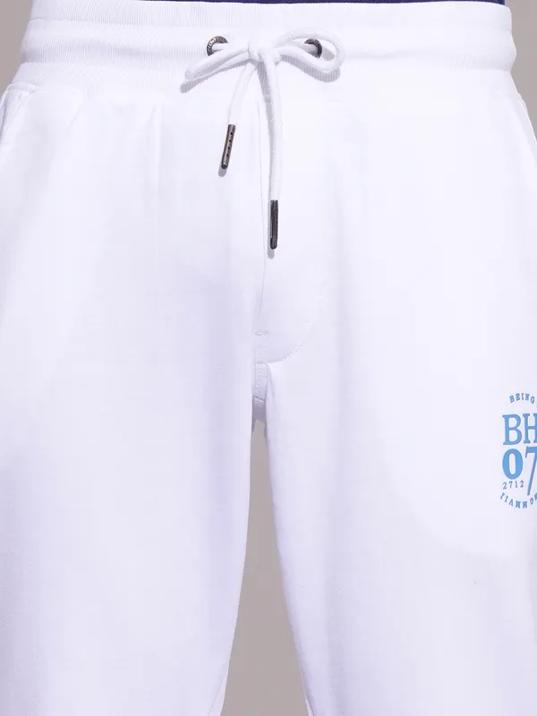 Being Human Clothing-Mens-Bottom-Track White