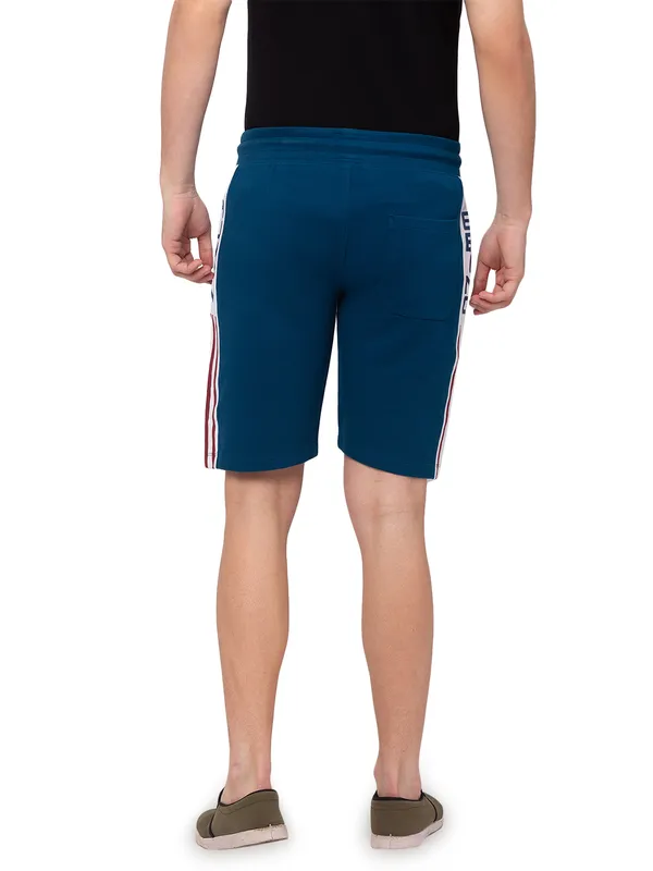 Being Human Men Regular Fit Shorts-Sailor Blue