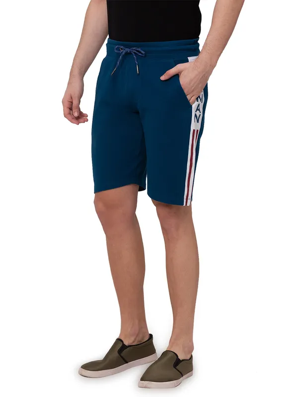 Being Human Men Regular Fit Shorts-Sailor Blue