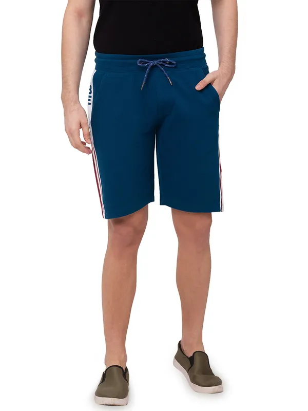Being Human Men Regular Fit Shorts-Sailor Blue