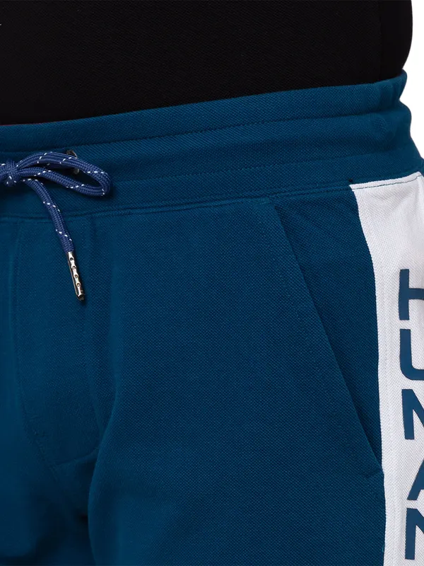 Being Human Men Regular Fit Shorts-Sailor Blue