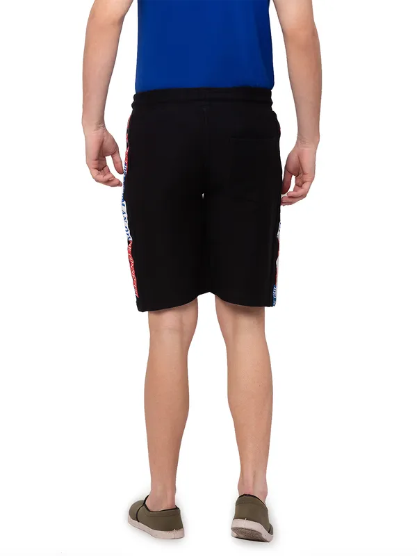 Being Human Clothing Men Regular Fit Shorts-Black