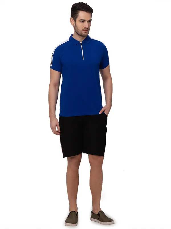 Being Human Clothing Men Regular Fit Shorts-Black