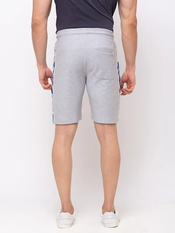 Being Human Clothing Men Regular Fit Shorts-Grey Melange