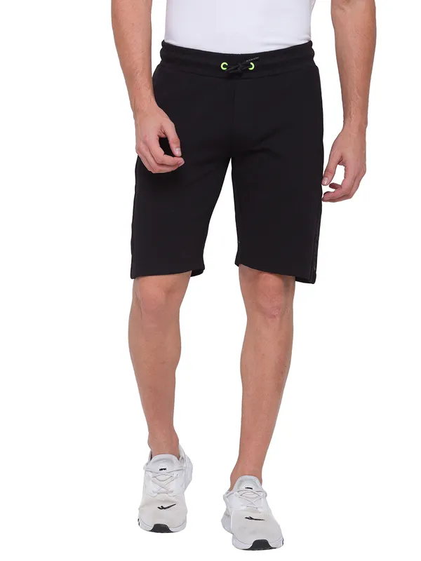 Being Human Clothing Men Regular Fit Shorts-Black